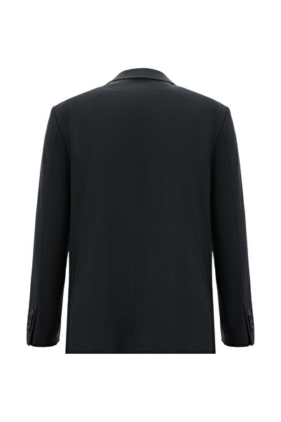 Kiğılı Slim Fit Dar Kesim Yünlü Klasik Ekose Takım Elbise