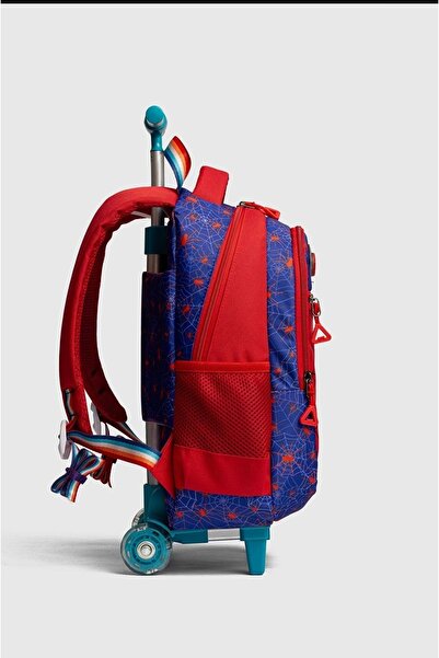 Kidessa 2217-My Polo Unisex Lighted Wheeled Elementary School Bag with Anatomical Back Structure