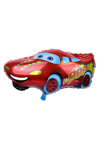 FOKUL Cars Folyo Balon Arabalar Mc Queen 55cm x 30cm Doğum Günü Parti Balonu ...