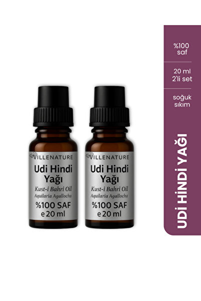 VILLENATURE 2'li Set Udi Hindi Yağı “Kust-i Bahri Oil” (Aquilaria Agallocha) ...