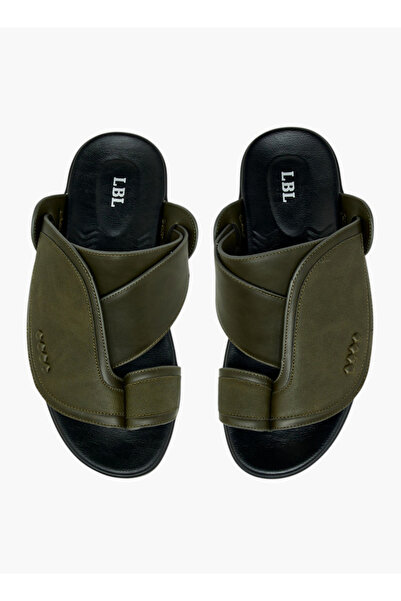 LBL by Shoexpress صندل عربي منسوج سهل الارتداء مع حلقة لأصابع القدم