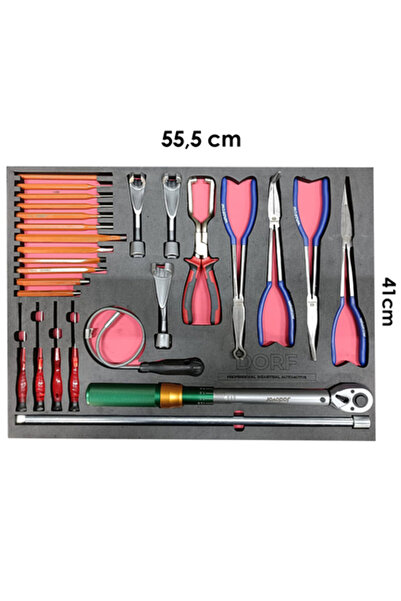 dorf 272 Parça Dolu 6 Parça Eva Seti Takım Arabası İçeriği 55,5 cm x 41 cm