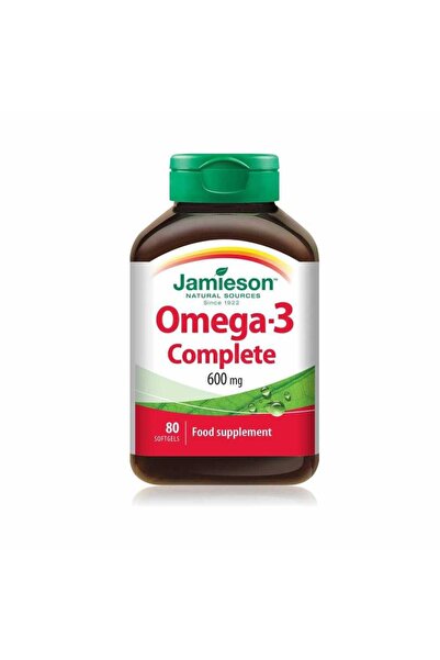 Jamieson Omega 3 Complete 600 mg 80 Capsules