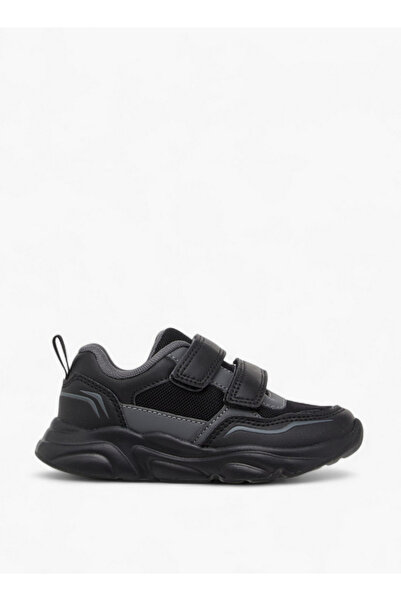 LBL by Shoexpress Mesh Textured Sneakers with Hook and Loop Closure