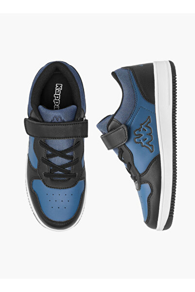 Kappa حذاء رياضي منخفض الكاحل بألوان متعددة للأولاد مع إغلاق بخطاف وحلقة