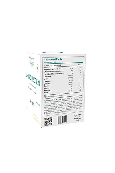 Kiros Diet AMINO PROTEIN CACAO, Supliment Premium Fara Lactoza, Proteine, Aminoacizi, Enzime Digestive