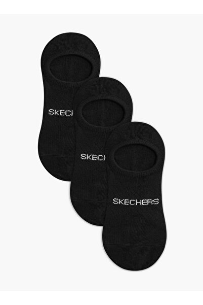 SKECHERS Textured No Show Socks - Set of 3