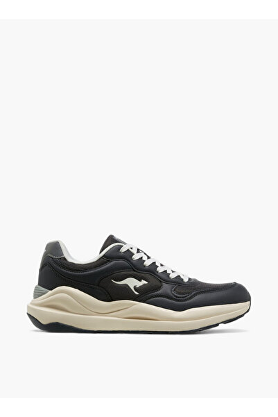 Kangaroos Men's Panelled Sports Shoes with Lace-Up Closure