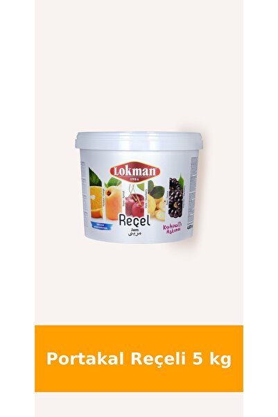 Lokman Portakal Reçeli Kova 5 kg - Kahvaltılık, Doğal Lezzet