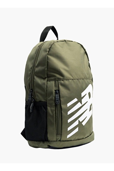 New Balance Logo Print School Backpack with Adjustable Shoulder Straps - 14x28x43 cm