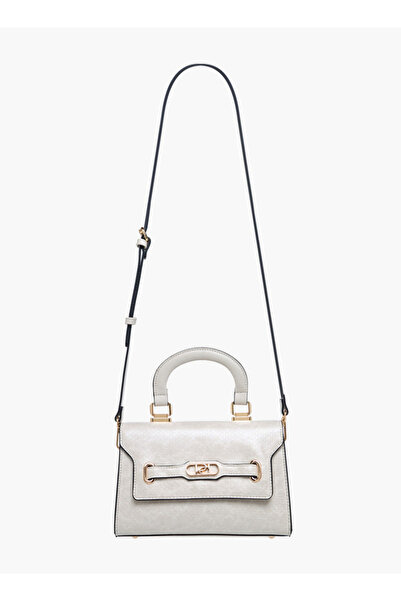 Paprika Textured Crossbody Bag with Adjustable Strap and Flap Closure W 24 x H 15 x D 10.5 cm