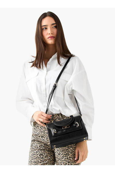 Paprika Textured Crossbody Bag with Adjustable Strap and Flap Closure