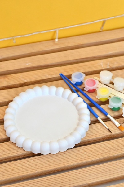 Bi' Dolu Dükkan Boncuk Tabak 2 Boyama Seti | Bubble Sunumluk Boyama Seti | Ev...