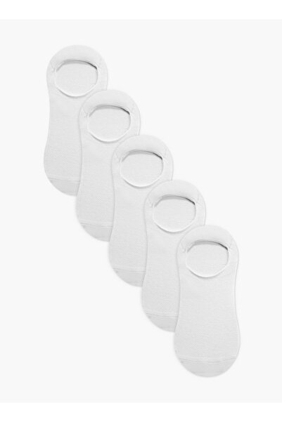 GLOO Textured Non Terry No Show Socks - Set of 5