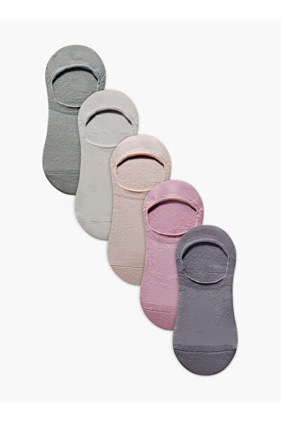 GLOO Solid No Show Socks - Set of 5