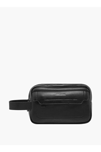Duchini Solid Pouch with Zip Closure
