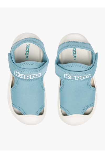 Kappa Girls' Logo Print Sandals with Hook and Loop Closure