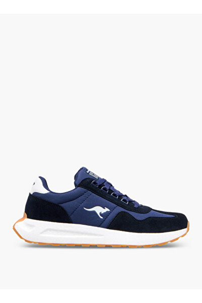 Kangaroos Men's Panelled Sports Shoes with Lace-Up Closure