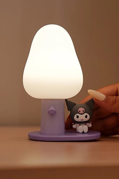 Miniso Sanrio Lisanslı Led Işıklı Gece Lambası - Kuromi