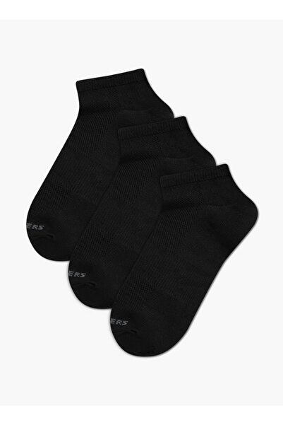 SKECHERS Solid Ankle Length Sports Socks - Set of 3