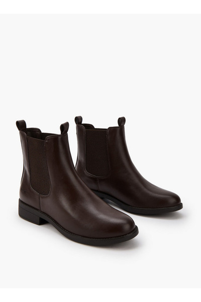 Lee Cooper Women's Solid Slip-On Ankle Boots
