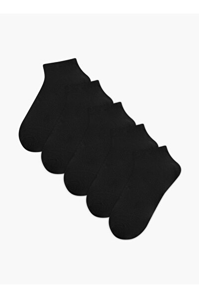 GLOO Solid Ankle Length Socks - Set of 5