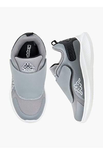 Kappa Boys' Panelled Sports Shoes with Hook and Loop Closure