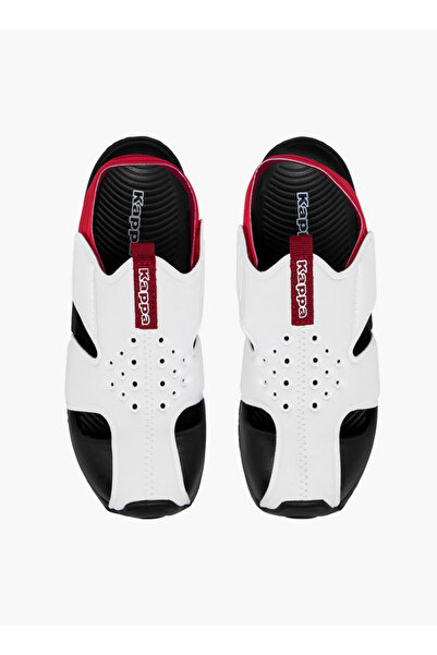 Kappa Boys' Perforated Sandals with Hook and Loop Closure