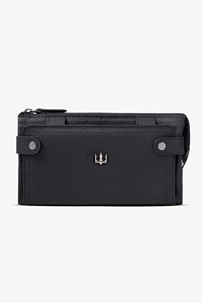 Getto Deri Granada Hakiki Deri El Çantası Kişiye Özel İsim Baskısı El Çantası