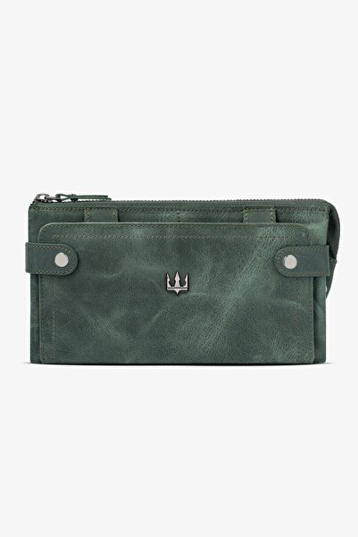 Getto Deri Granada Hakiki Deri El Çantası Kişiye Özel İsim Baskısı El Çantası