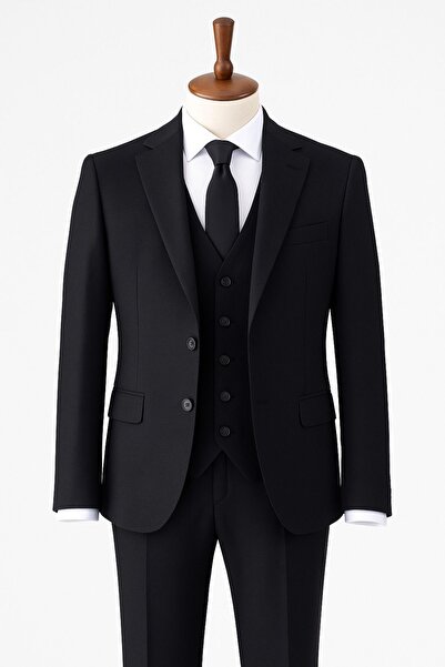 sarprun fashion  Slim Fit Dar Kesim Yelekli Takım Elbise