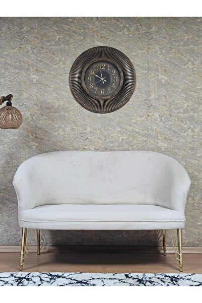 ZAFİR İkili TEDDY Gold Kaplama Telli Ayak Çay Seti Koltuk İkili Berjer , Balkon, Salon, Ofis