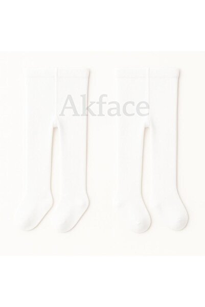 Akface 2 Pcs Organic Cotton -Sweat Resistant- Girl and Boy Newborn Baby Kids Pantyhose