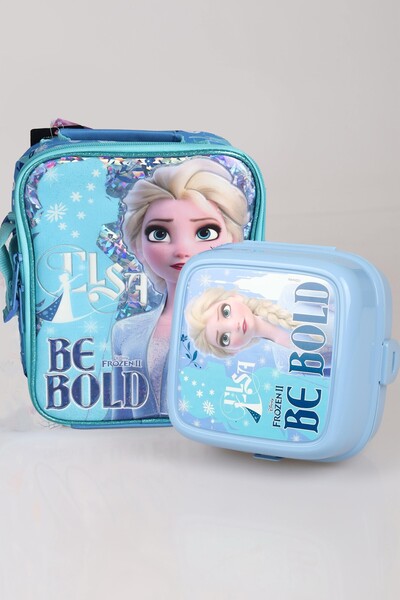 ELSA Dekomus Licensed "Blue Country of the Carls Collection" Lunch Bag and Lu...