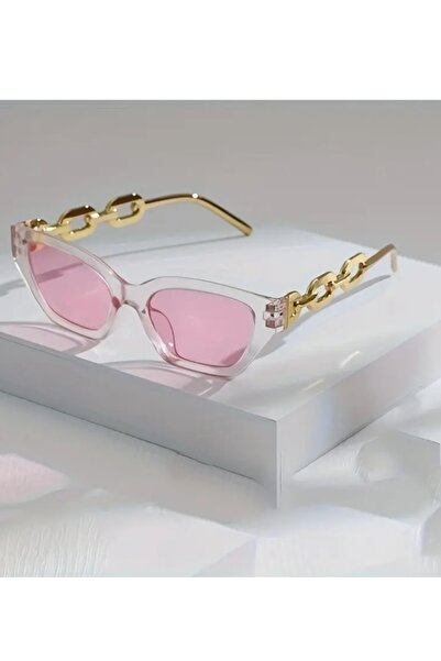 BirYıldızOl نظارة شمسية مربعة كبيرة الحجم من حجر الراين