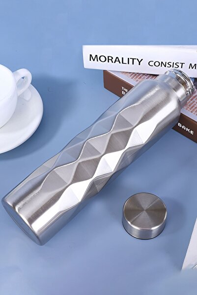 Weather Forecast Steel Gray 1000 ml Sports Water Bottle (Keep Hot-Cold) Cin338