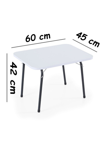 Exent 45X60 cm Kamp Sehpası, Piknik, bahçe balkon plaj sehpası Katlanır Sehpa