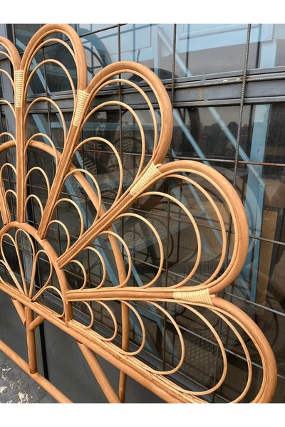 Store Bambu Yatak Başlığı Daisy Ceviz Renk