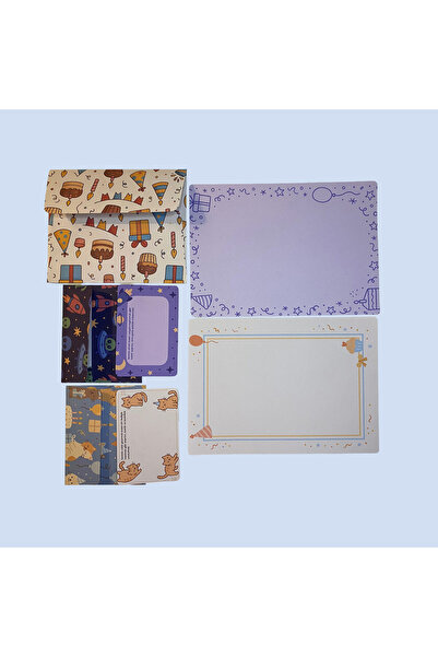 Blinkink Stickers Doğum Günü Hediye Seti – Yüksek Kaliteli Mektup Seti - Zarf...