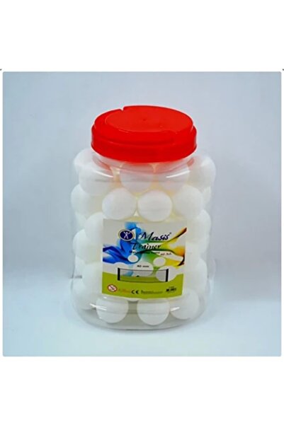 Masis كرة تنس طاولة بيضاء 60 قطعة P-tb-b