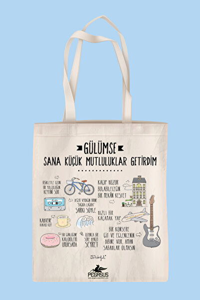 Pegasus Yayınları Happiness Bag (Cloth)