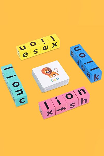 edoy Rubik İngilizce Puzzle ile Eğlence | Görsel Hafızayı Test Etmek için Bir...