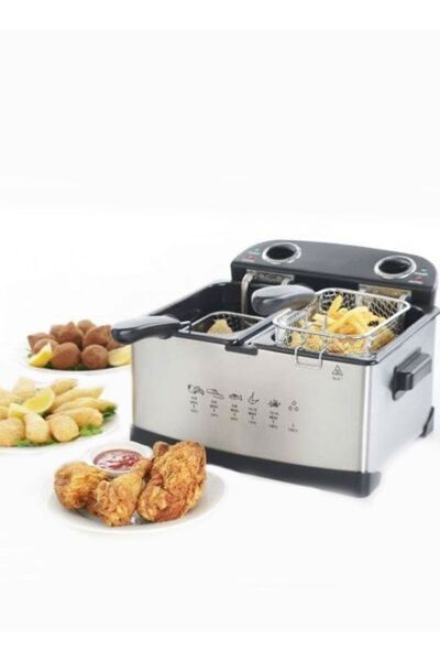 Generic Double deep fryer 5 liters 2400 watts