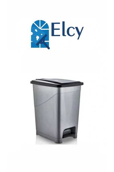 ELCY 60 LT Slim Pedallı Çöp Kovası & Büyük Boy Pedallı Çöp Kovası Ve Bez Takı...
