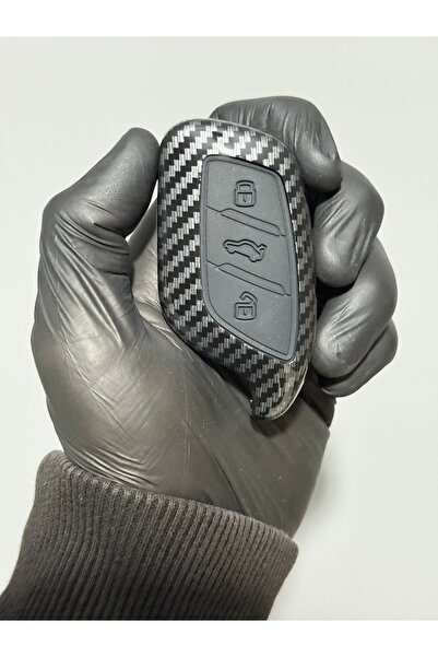 MG Husă de protecție pentru chei din fibră de carbon Zs Smart cu 3 butoane