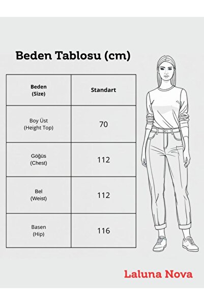 LB Laluna Butik Cămașă casual albă pentru femei, model oversize