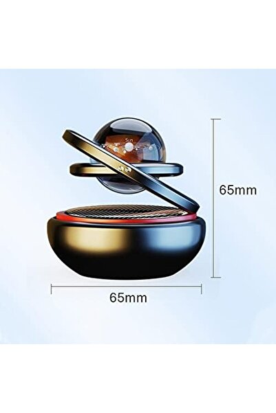 Genrics معطر جو للسيارة يعمل بالطاقة الشمسية، يدور 360 درجة، معطر جو للسيارة يعمل بالطاقة الشمسية، معطر جو للسيارة