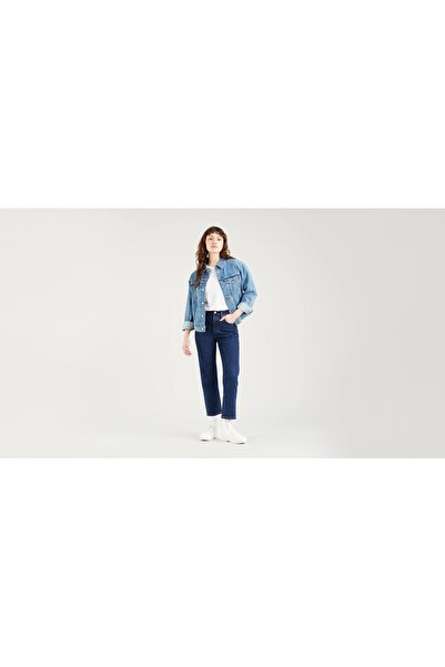 Levi's Βαμβακερό ψηλόμεσο ίσιο πόδι 501 Τζιν Τζιν ΠΑΝΤΕΛΟΝΙ 36200