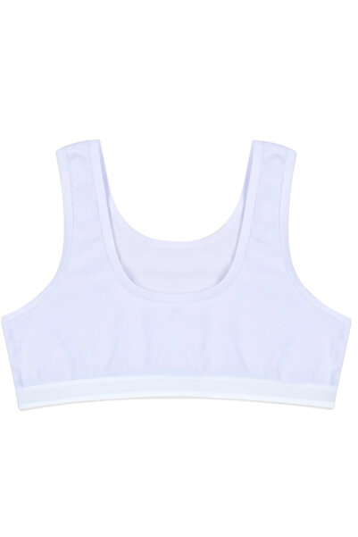 BUTİK1AVM Women's Bustier 3 Pieces Thick Strap Summer Comfortable Shirt Inside Black White Gray