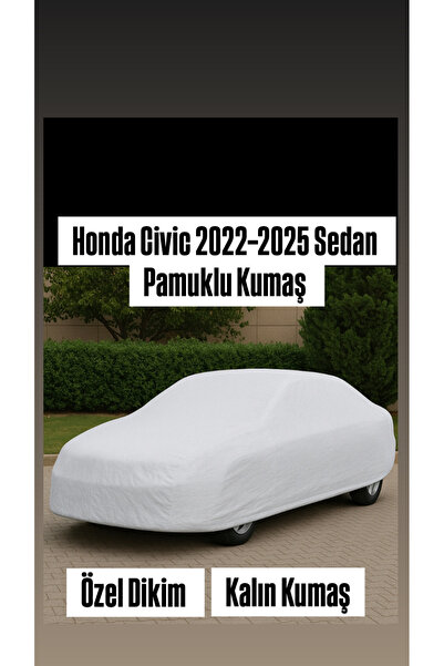 içel çadır غطاء سيارة هوندا سيفيك 2022-2025 سيدان - قماش قطني سميك